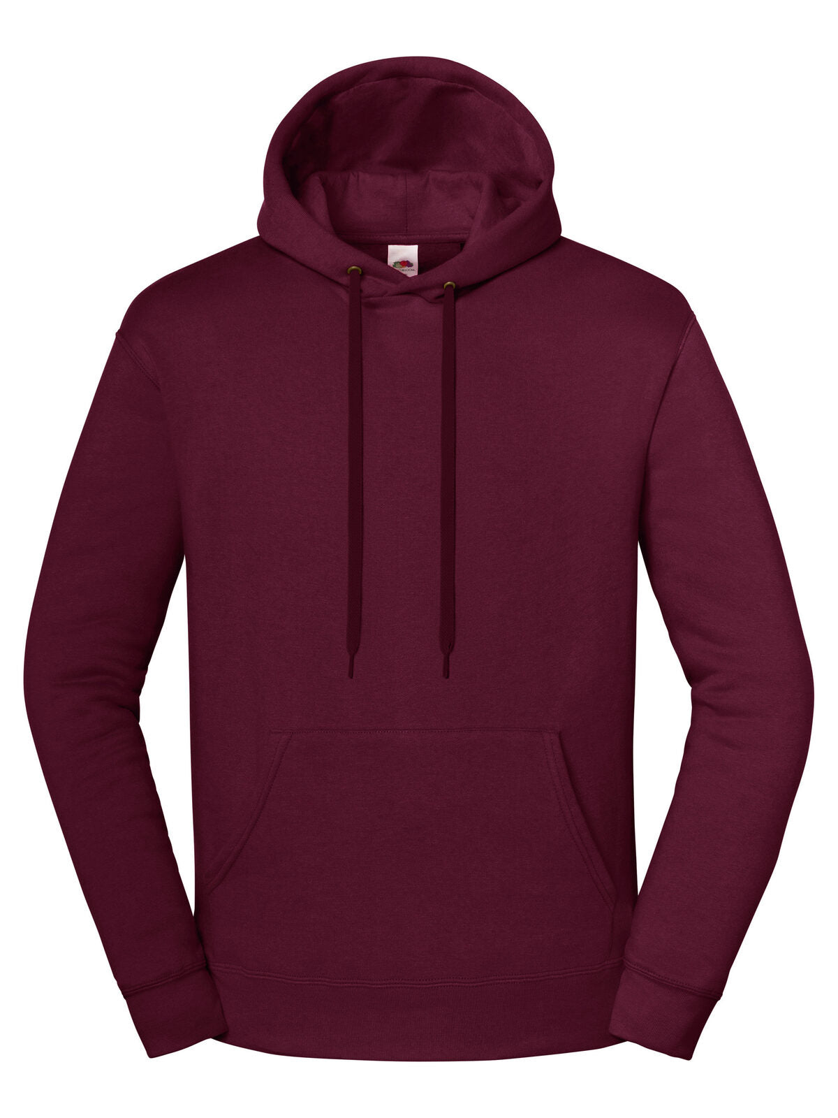 Iconic Premium Hooded Sweat Herren Sweatshirt / Hoodie – Fruit of the Loom – Farbe Burgundy – individuell veredelbar