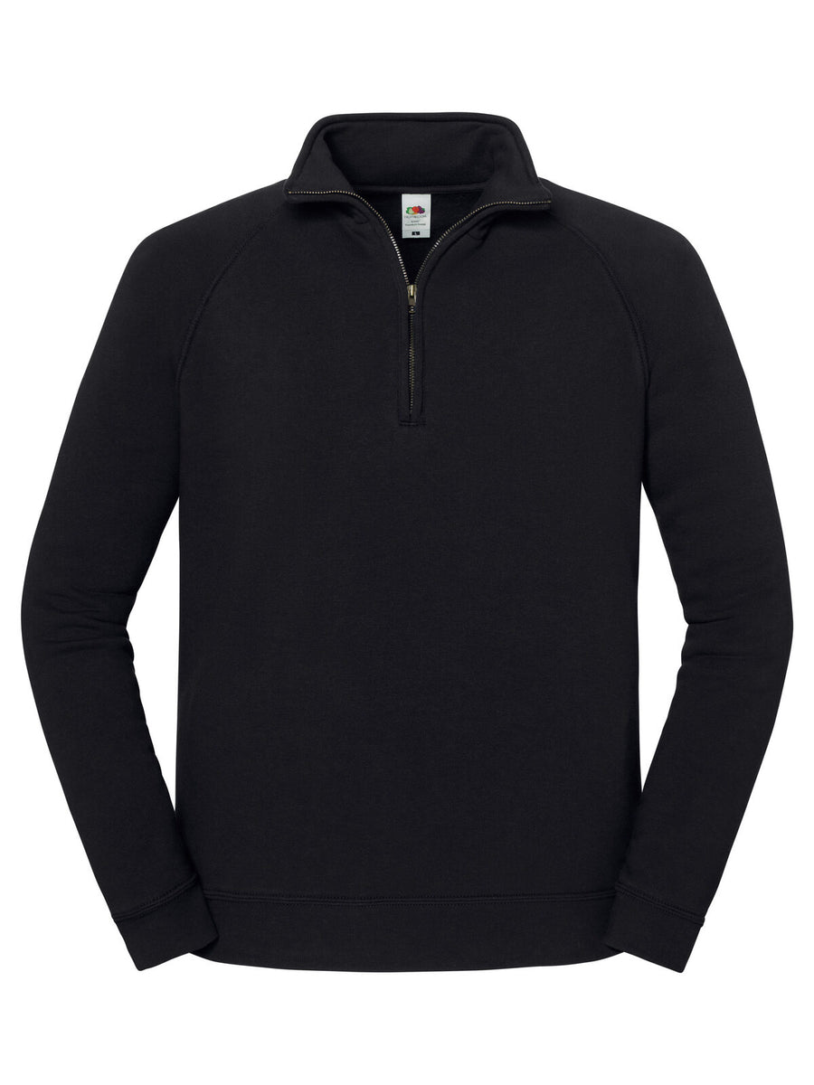 Iconic Premium Zip Neck Sweat Felpa da uomo / con cappuccio – Fruit of the Loom