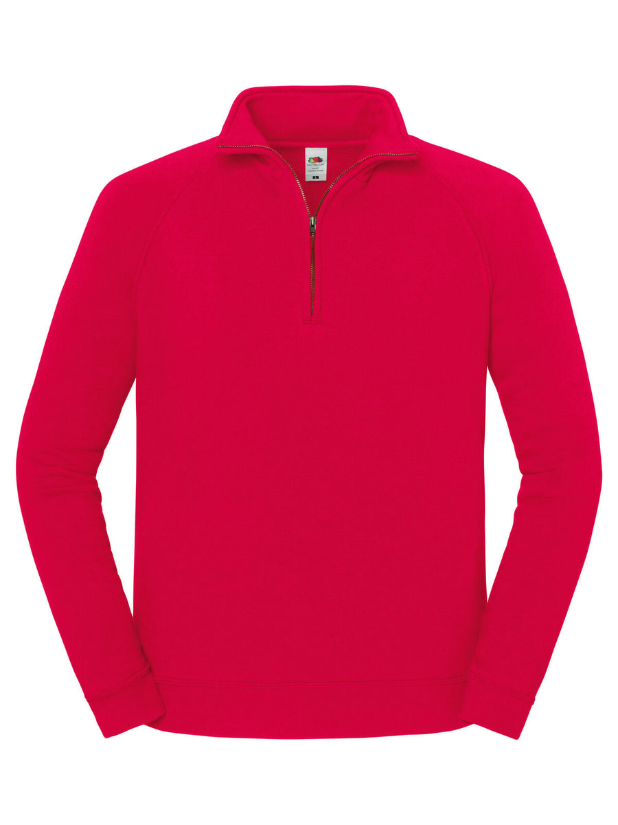 Iconic Premium Zip Neck Sweat Felpa da uomo / con cappuccio – Fruit of the Loom