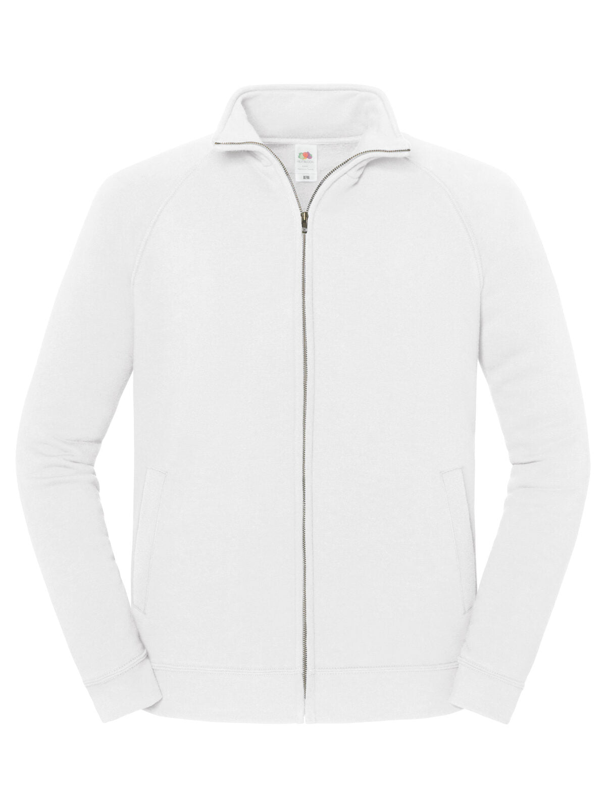 Iconic Premium Sweat Jacket Damen Sweatshirt / Hoodie – Fruit of the Loom – Farbe Weiß – individuell veredelbar