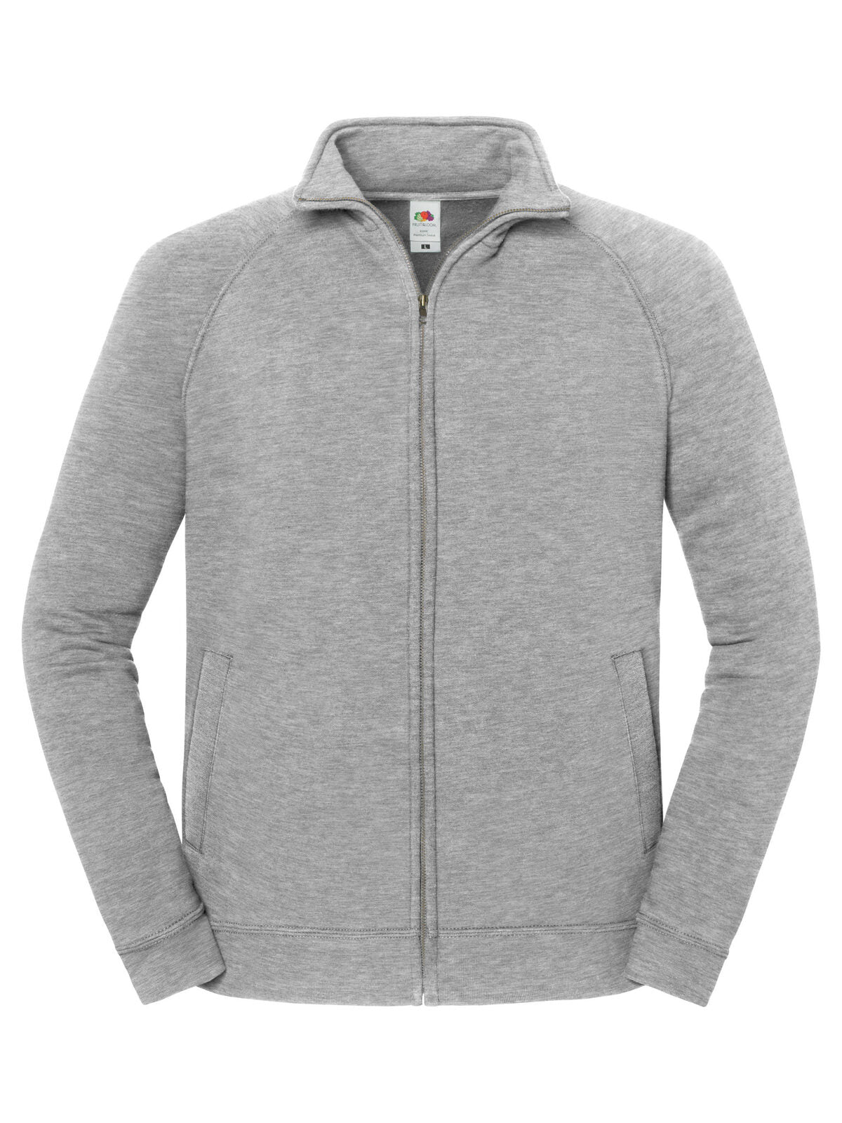 Iconic Premium Sweat Jacket Damen Sweatshirt / Hoodie – Fruit of the Loom – Farbe athletic heather – individuell veredelbar