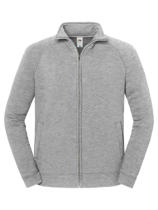 Iconic Premium Sweat Jacket Damen Sweatshirt / Hoodie – Fruit of the Loom – Farbe athletic heather – individuell veredelbar