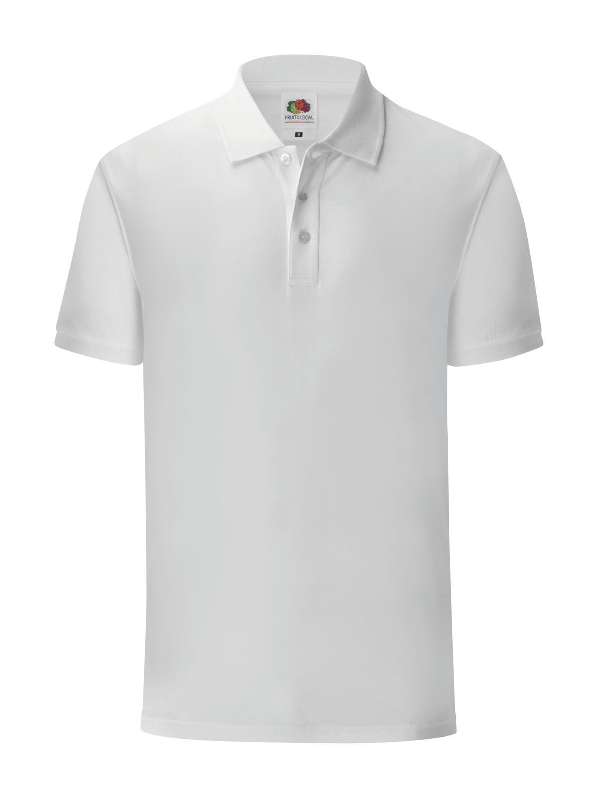 Iconic Polo Poloshirt – Fruit of the Loom – Farbe Weiß – individuell veredelbar