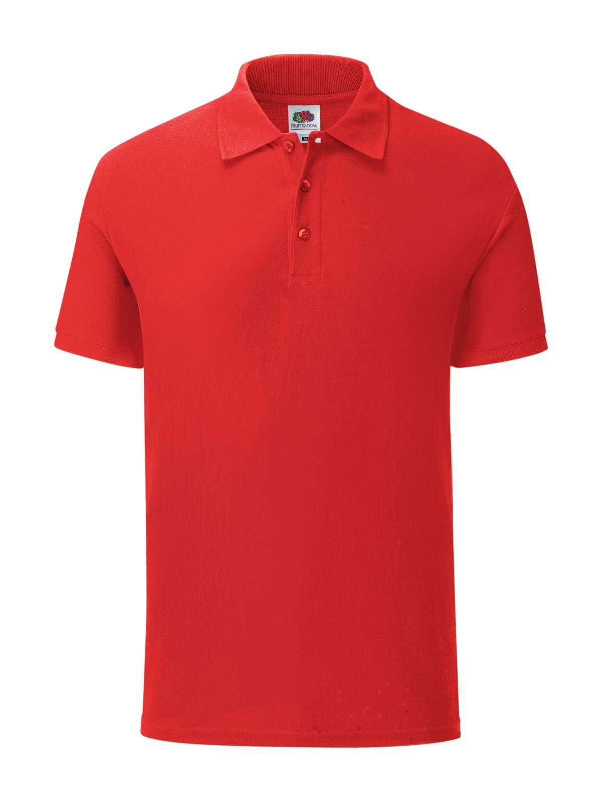 Iconic Polo Poloshirt – Fruit of the Loom – Farbe Rot – individuell veredelbar