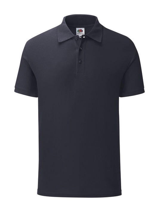 Iconic Polo Poloshirt – Fruit of the Loom – Farbe deep navy – individuell veredelbar