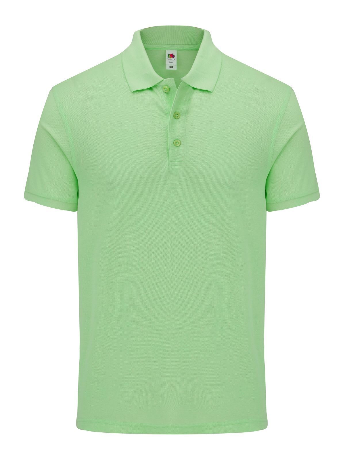Iconic Polo Poloshirt – Fruit of the Loom – Farbe Neonmint – individuell veredelbar