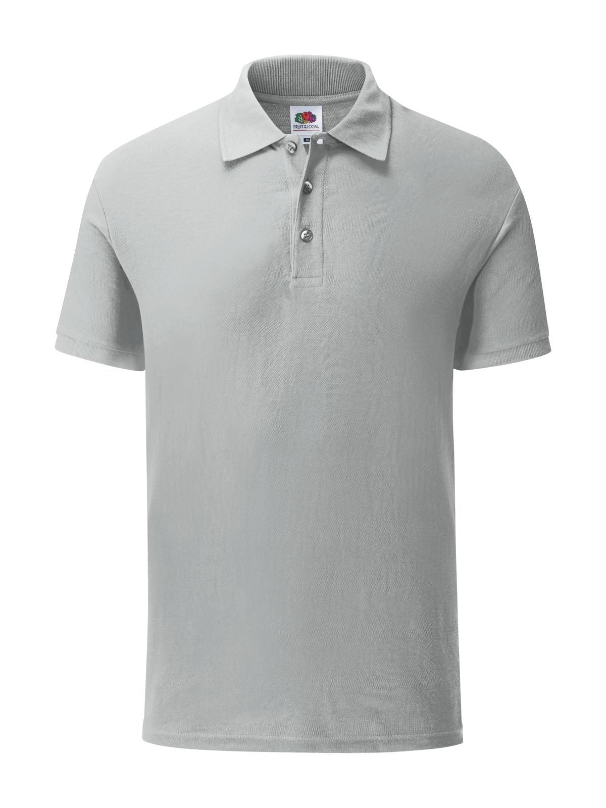 Iconic Polo Poloshirt – Fruit of the Loom – Farbe zinc – individuell veredelbar