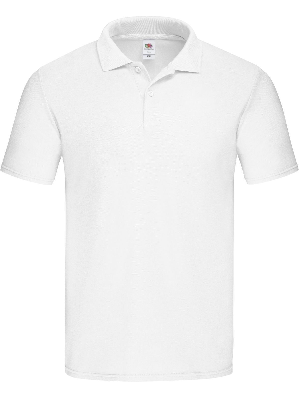 Original Polo Poloshirt – Fruit of the Loom – Farbe Weiß – individuell veredelbar