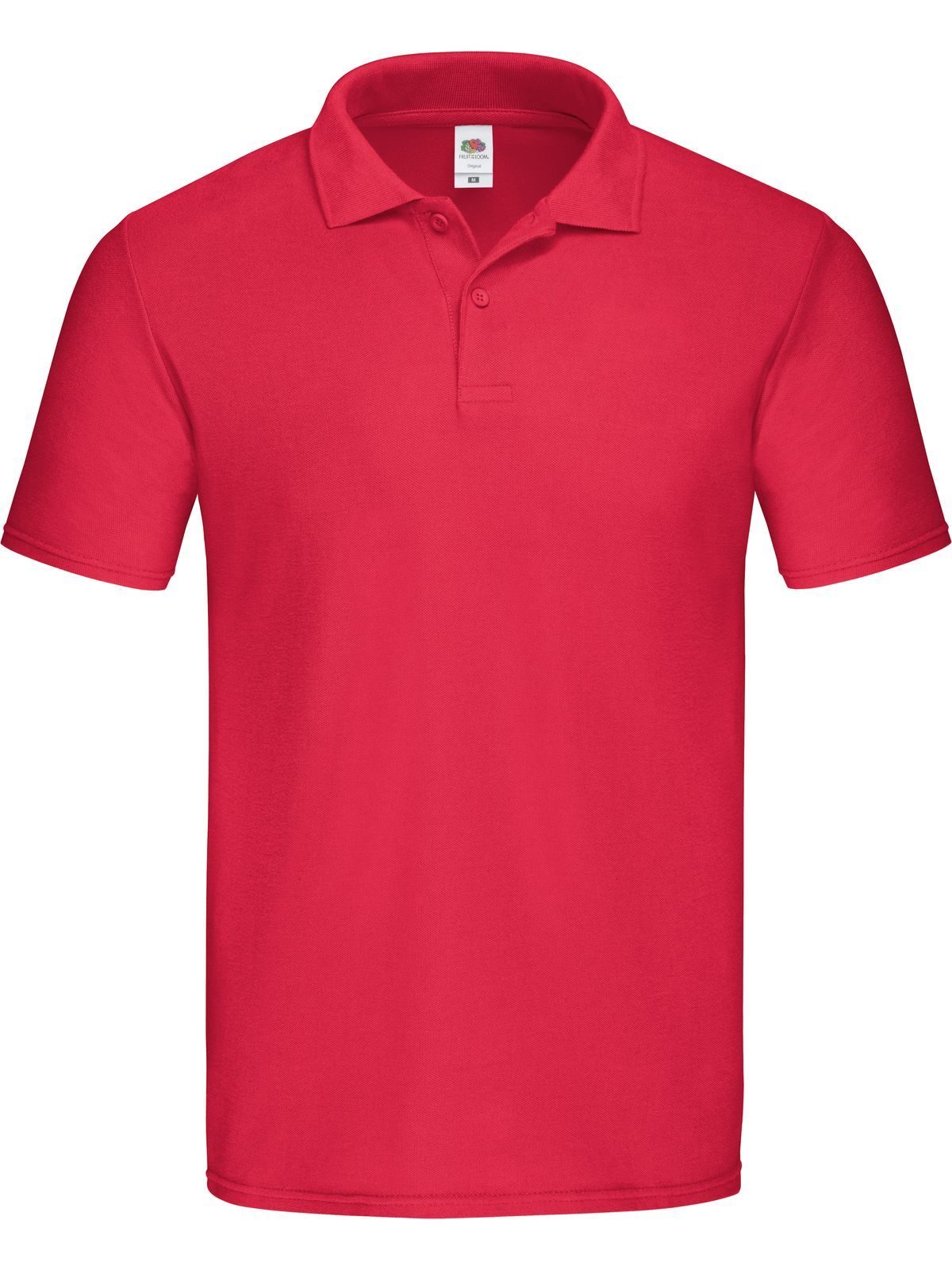 Original Polo Poloshirt – Fruit of the Loom – Farbe Rot – individuell veredelbar