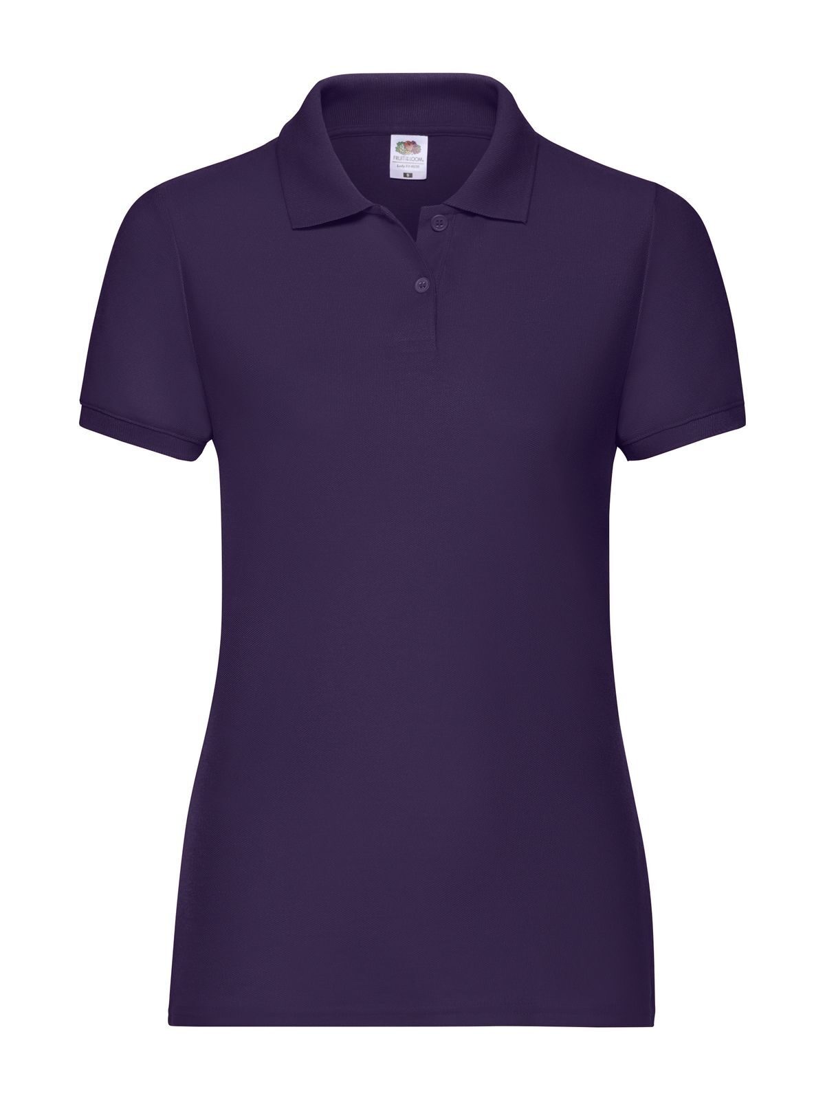 65/35 Polo Damen Poloshirt – Fruit of the Loom – Farbe Lila – individuell veredelbar