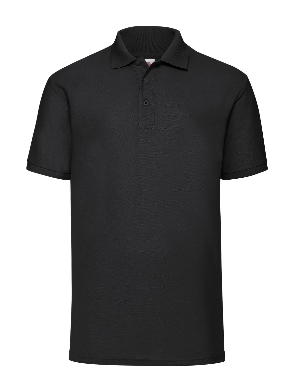 65/35 Polo Poloshirt – Fruit of the Loom – Farbe Schwarz – individuell veredelbar