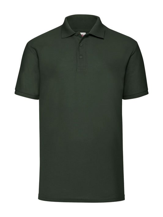 65/35 Polo Poloshirt – Fruit of the Loom – Farbe bottle green – individuell veredelbar