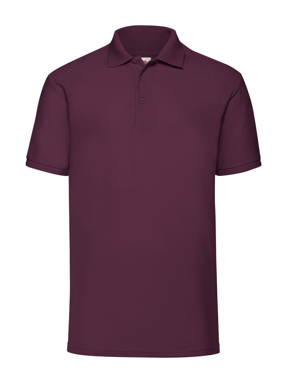 65/35 Polo Poloshirt – Fruit of the Loom – Farbe Burgundy – individuell veredelbar
