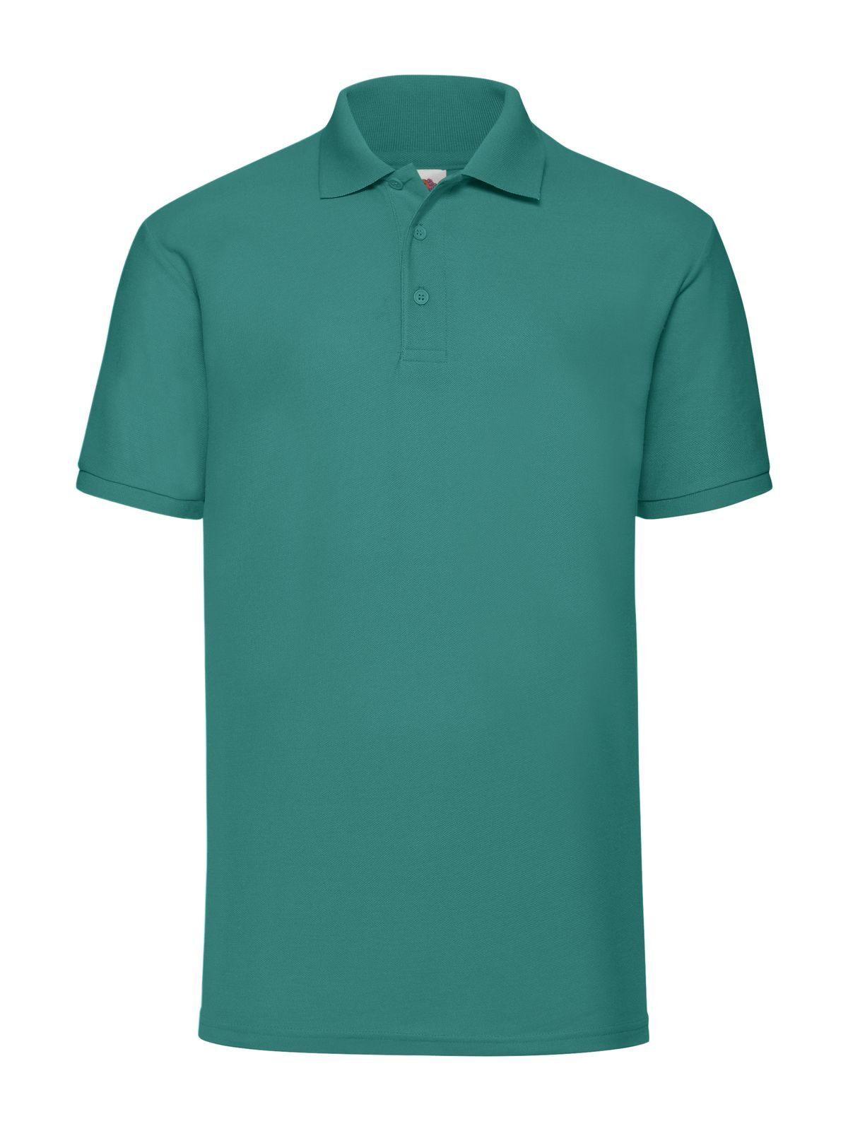 65/35 Polo Poloshirt – Fruit of the Loom – Farbe emerald – individuell veredelbar