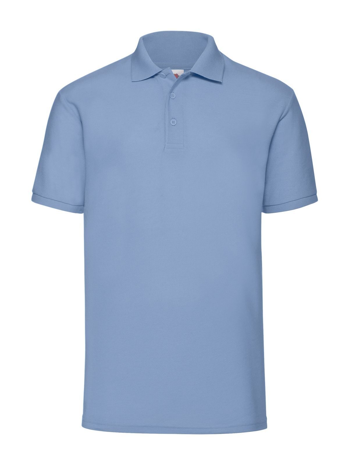 65/35 Polo Poloshirt – Fruit of the Loom – Farbe Hellblau – individuell veredelbar