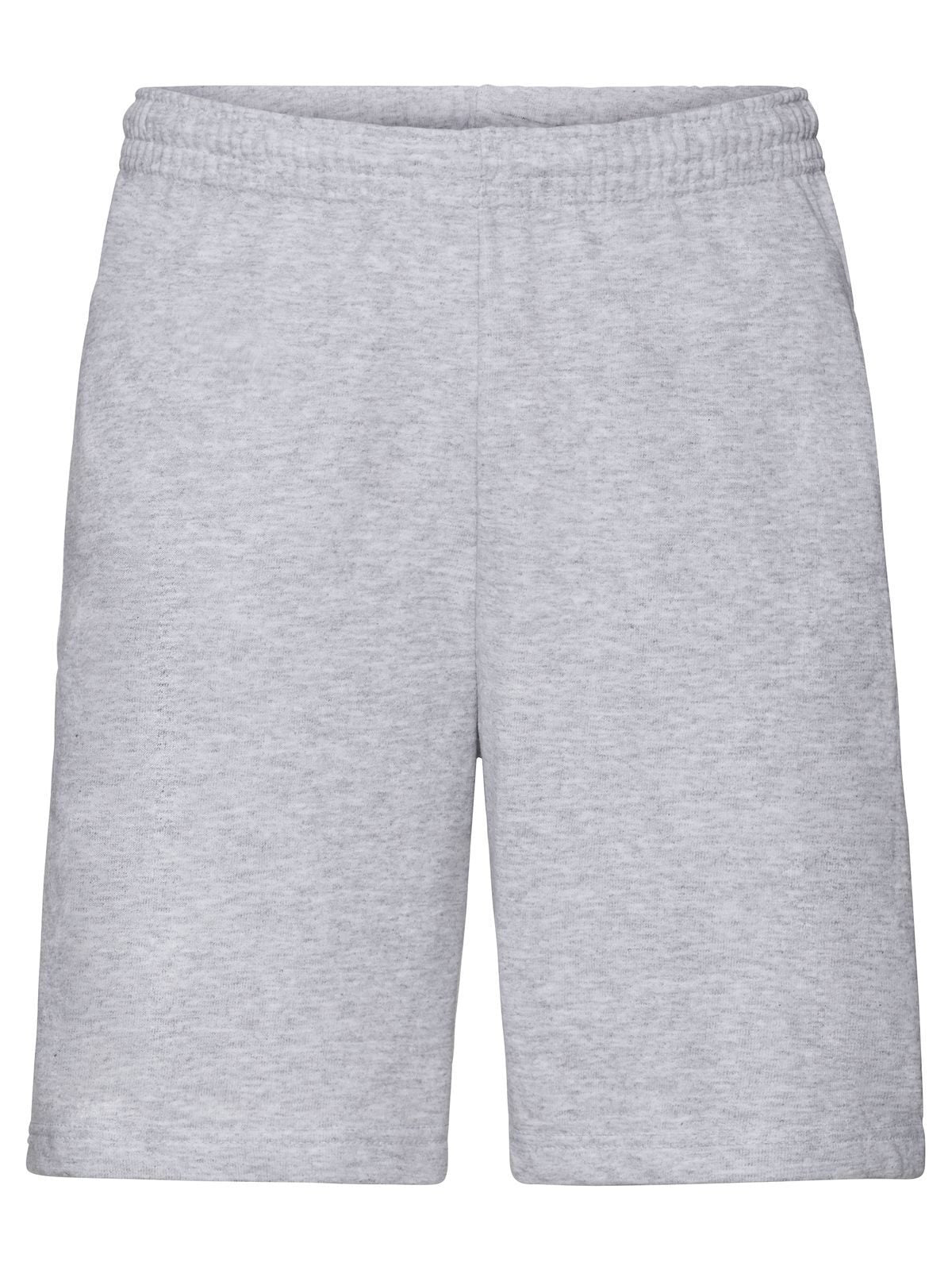 Lightweight Shorts Hose / Rock – Fruit of the Loom – Farbe heather grey – individuell veredelbar