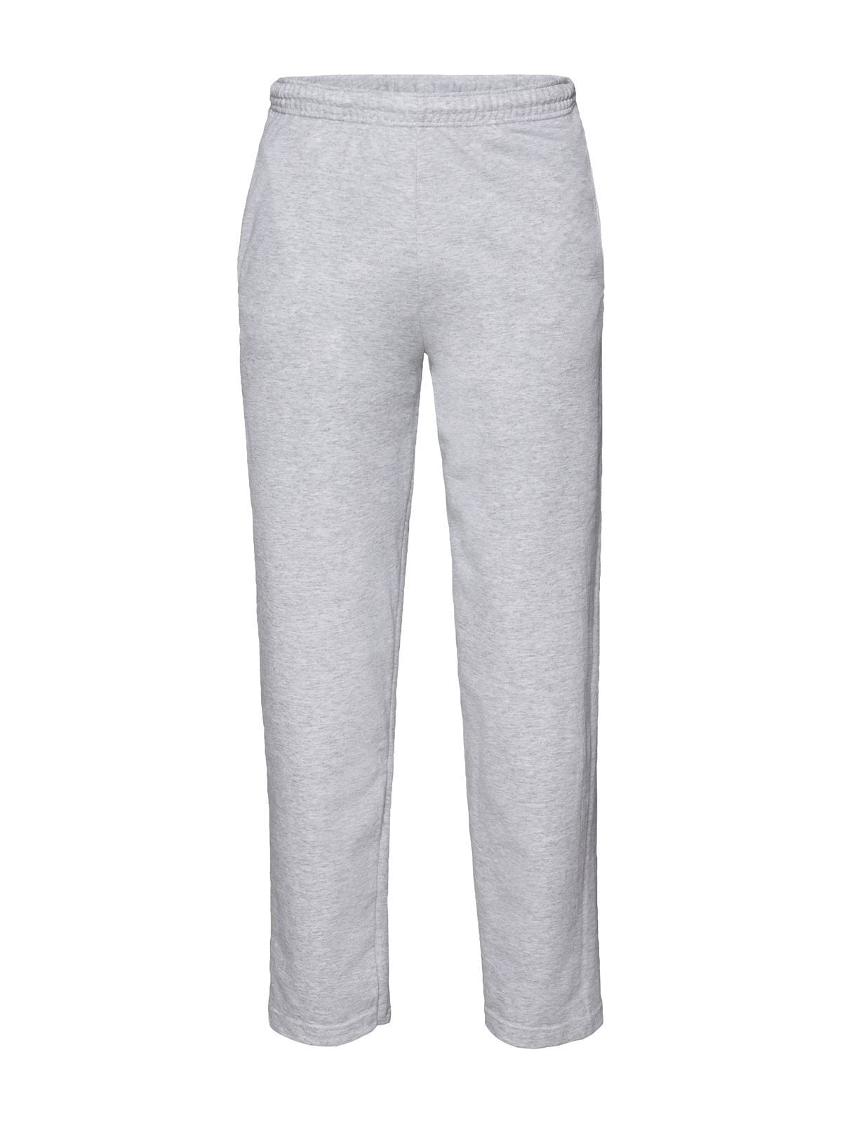 Lightweight Open Hem Jog Pants Hose / Rock – Fruit of the Loom – Farbe heather grey – individuell veredelbar