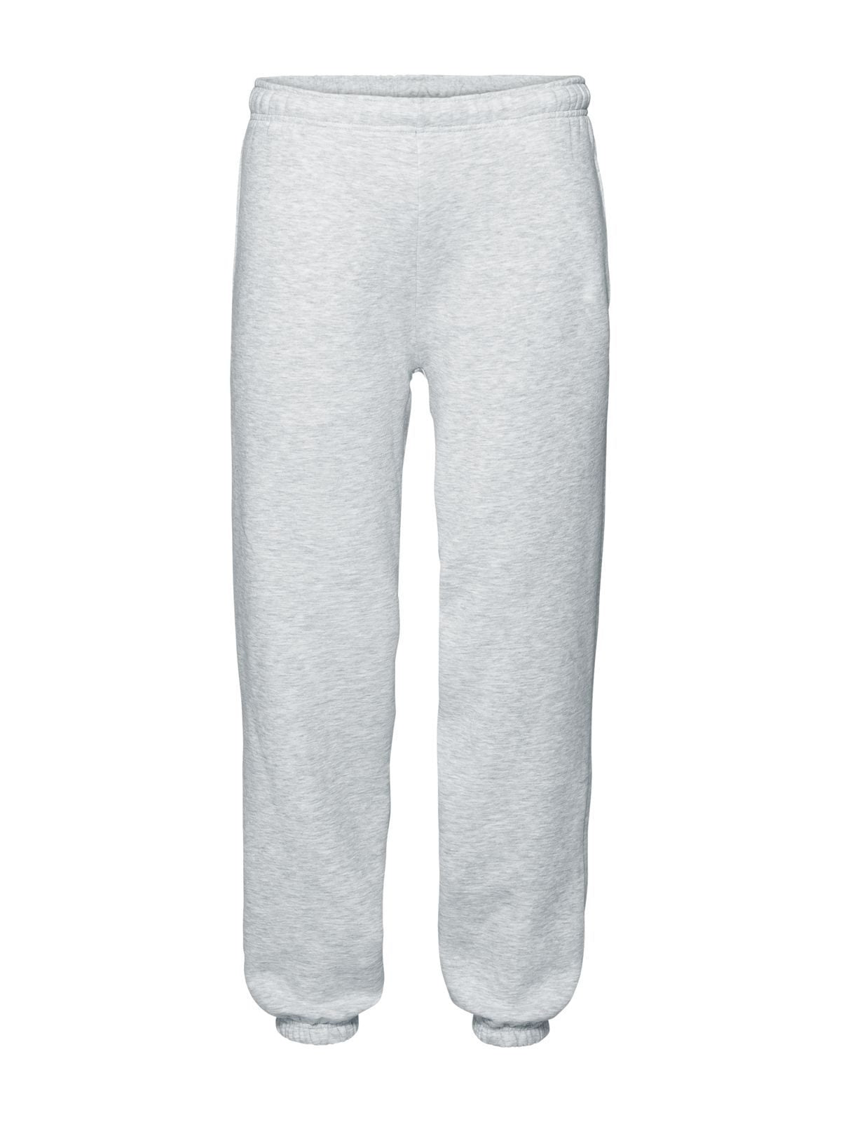 Premium Elasticated Cuff Jog Pants Hose / Rock – Fruit of the Loom – Farbe heather grey – individuell veredelbar