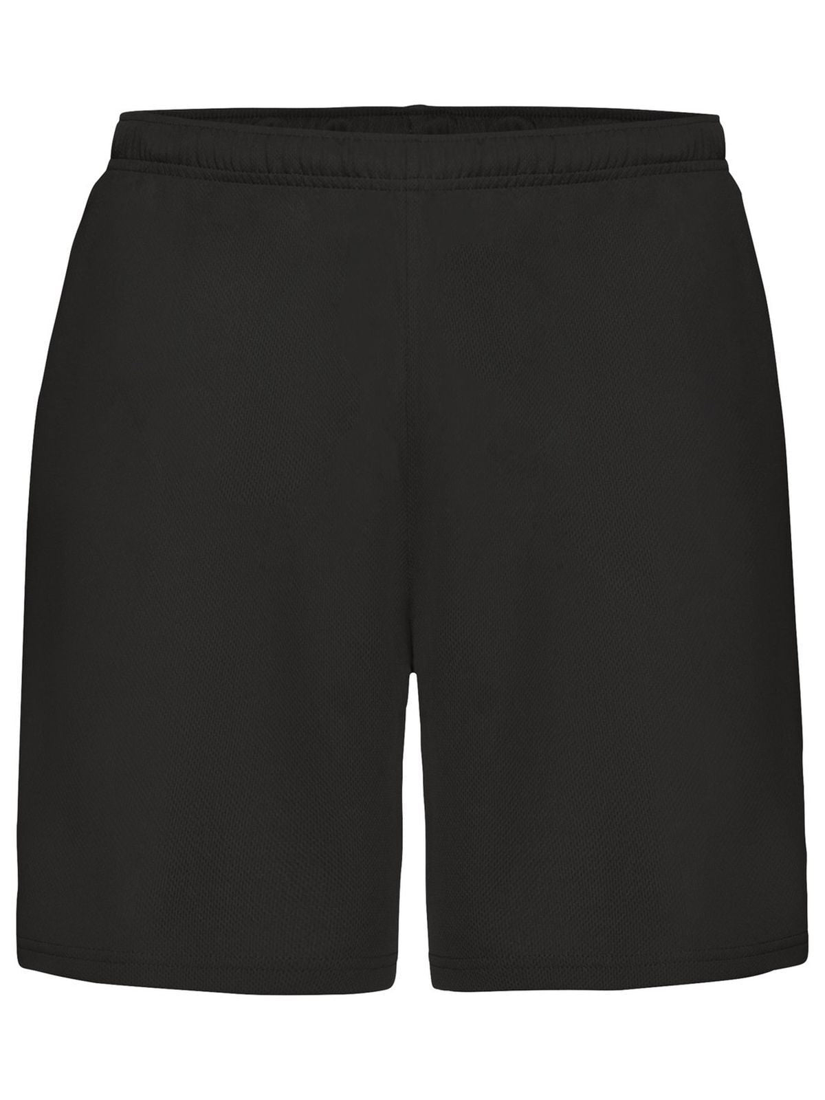 Performance Shorts Hose / Rock – Fruit of the Loom – Farbe Schwarz – individuell veredelbar