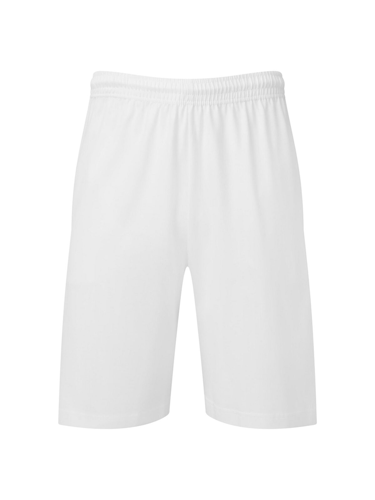 Iconic 195 Jersey Shorts Unisex Hose / Rock – Fruit of the Loom – Farbe Weiß – individuell veredelbar