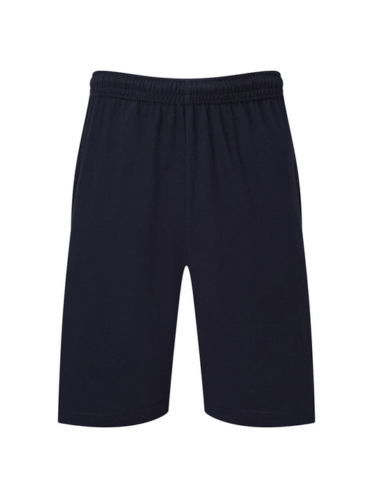 Iconic 195 Jersey Shorts Unisex Hose / Rock – Fruit of the Loom – Farbe deep navy – individuell veredelbar