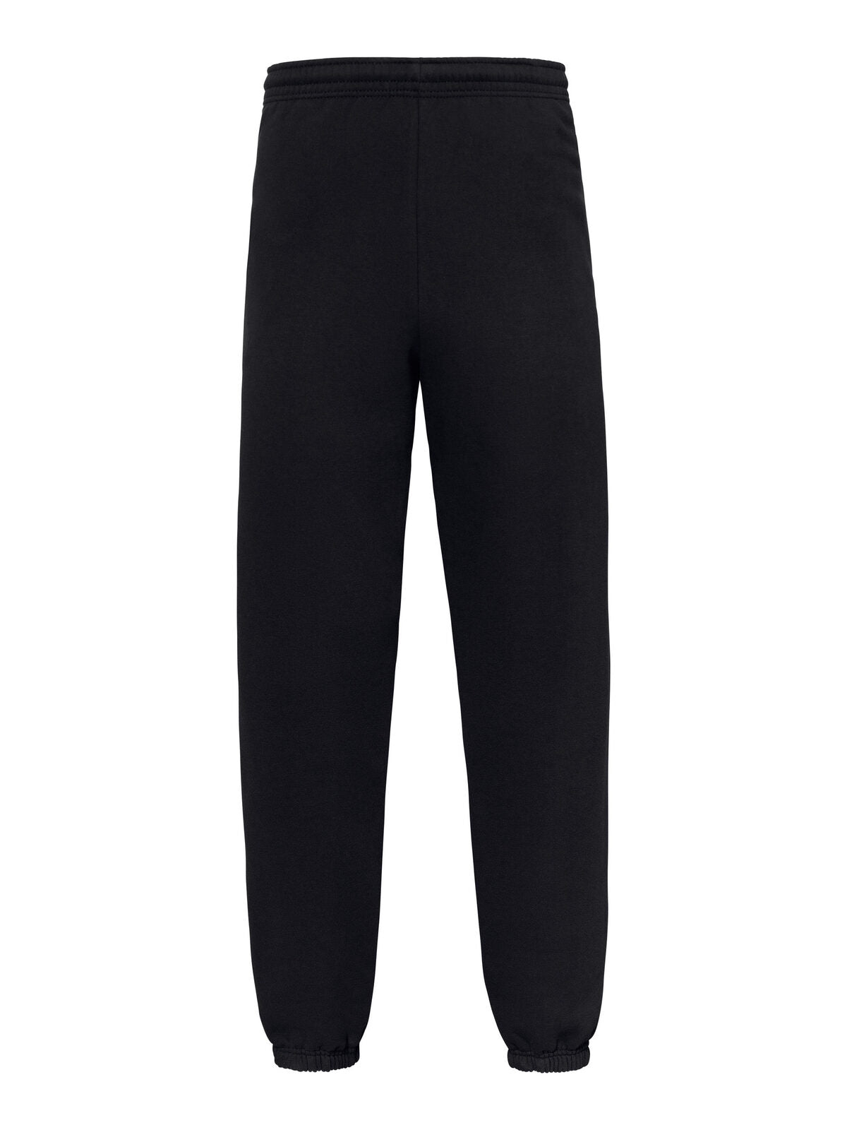 Iconic Premium Elasticated Cuff Jog Pants Hose / Rock – Fruit of the Loom – Farbe Schwarz – individuell veredelbar