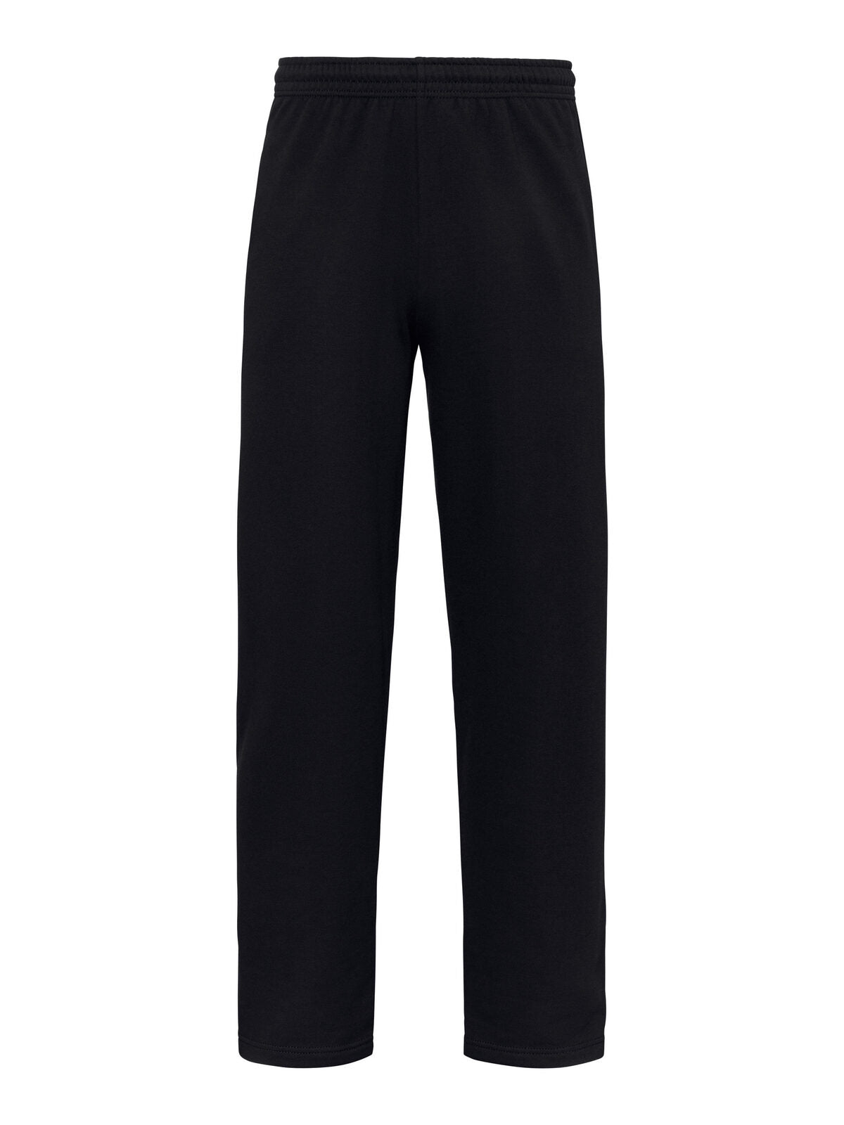 Iconic 250 Open Hem Jog Pants Hose / Rock – Fruit of the Loom – Farbe Schwarz – individuell veredelbar