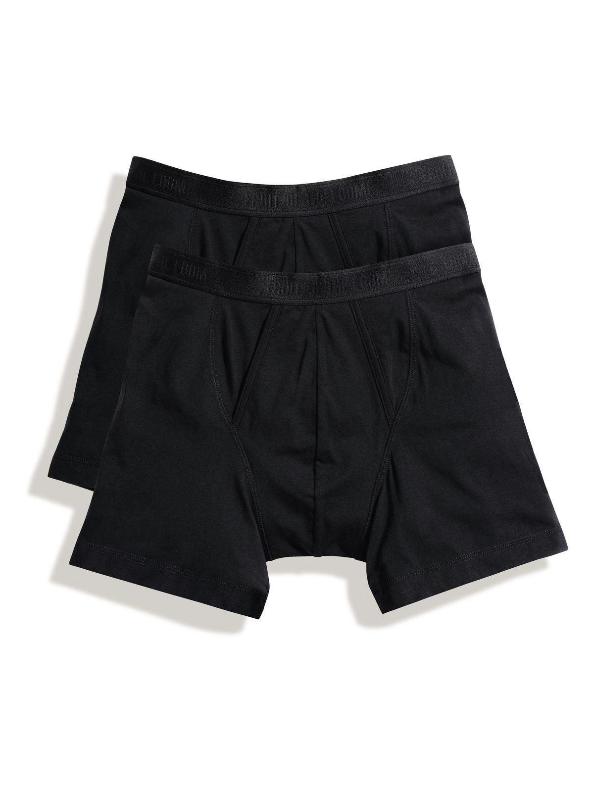 Classic Boxer 2 Pack Herren Unterwäsche / Socken – Fruit of the Loom – Farbe Schwarz – individuell veredelbar
