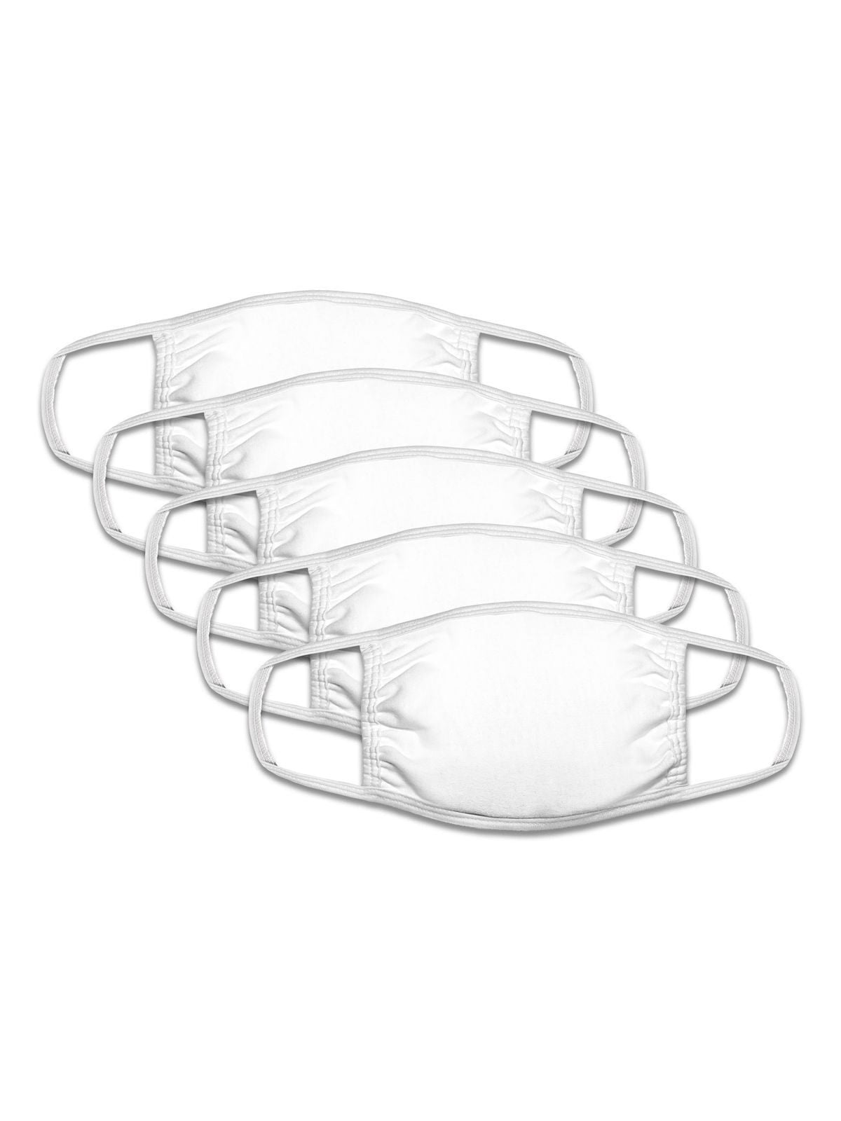 FACE MASK 5 PACK Kinder Schutzbekleidung – Fruit of the Loom – Farbe Weiß – individuell veredelbar