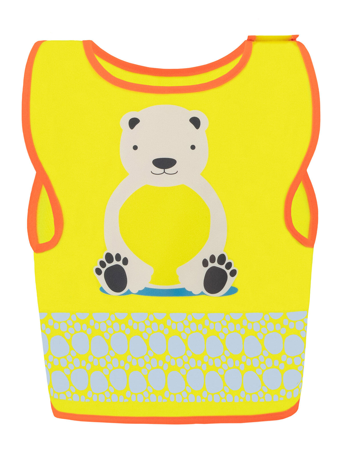 Funtastic Wildlife Kinder Warnweste / Sicherheitsweste – Korntex – Farbe Gelb – individuell veredelbar