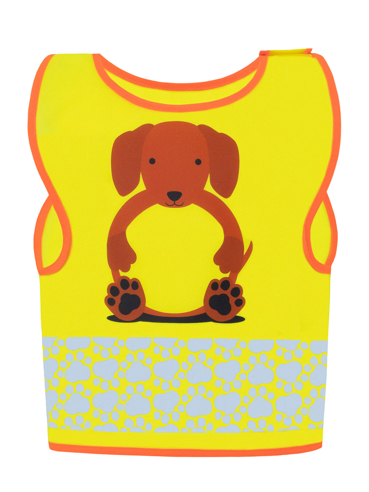 Funtastic Wildlife Kinder Warnweste / Sicherheitsweste – Korntex – Farbe Gelb – individuell veredelbar