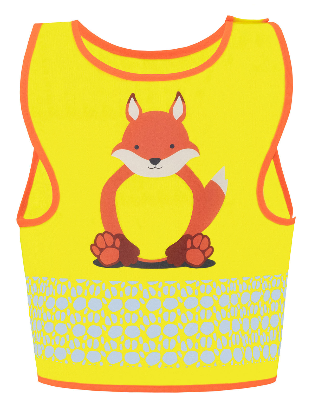 Funtastic Wildlife Kinder Warnweste / Sicherheitsweste – Korntex – Farbe Gelb – individuell veredelbar