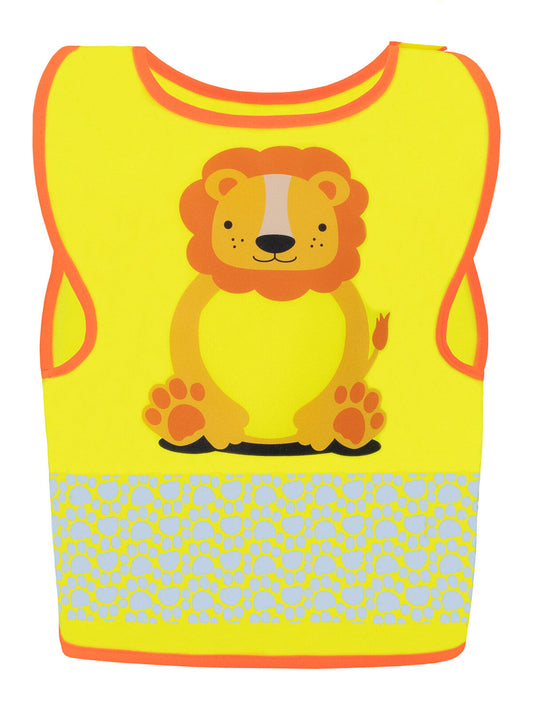 Funtastic Wildlife Kinder Warnweste / Sicherheitsweste – Korntex – Farbe Gelb – individuell veredelbar