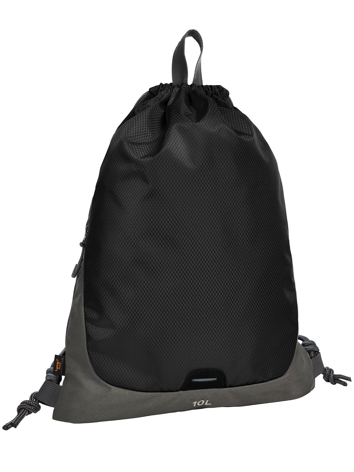 Drawstring Bag STEP Herren Tasche / Rucksack – Halfar – Farbe Schwarz – individuell veredelbar