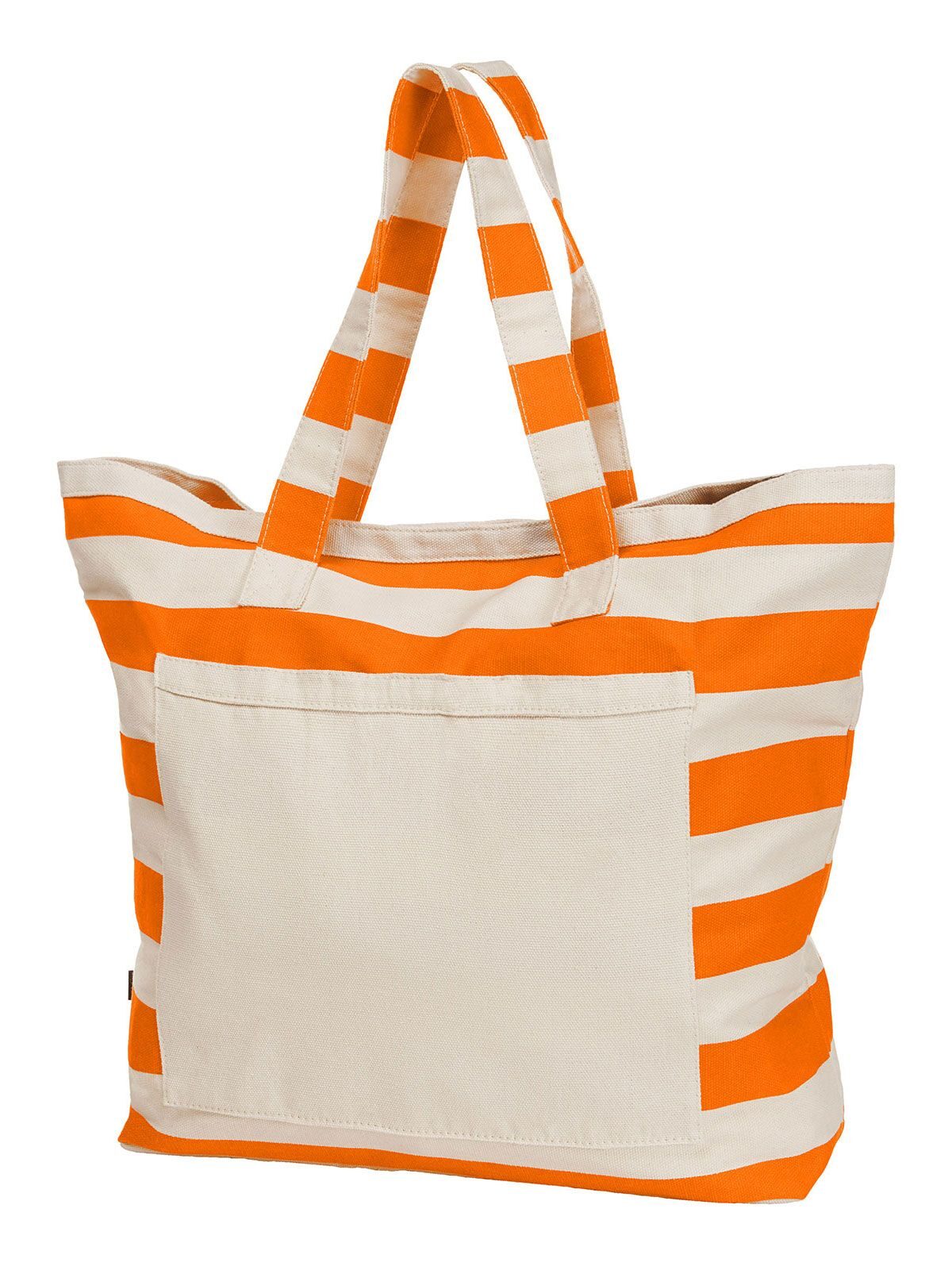 Shopper BEACH Herren Tasche / Rucksack – Halfar – Farbe Orange – individuell veredelbar