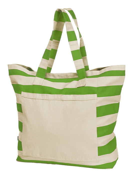 Shopper BEACH Herren Tasche / Rucksack – Halfar – Farbe Applegreen – individuell veredelbar