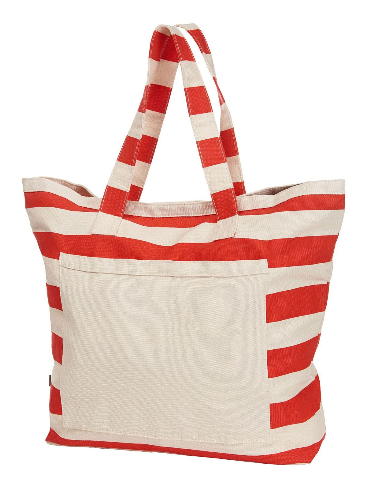 Shopper BEACH Herren Tasche / Rucksack – Halfar – Farbe Rot – individuell veredelbar
