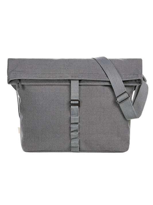 Shoulder Bag Loom Herren Tasche / Rucksack – Halfar – Farbe Grau – individuell veredelbar