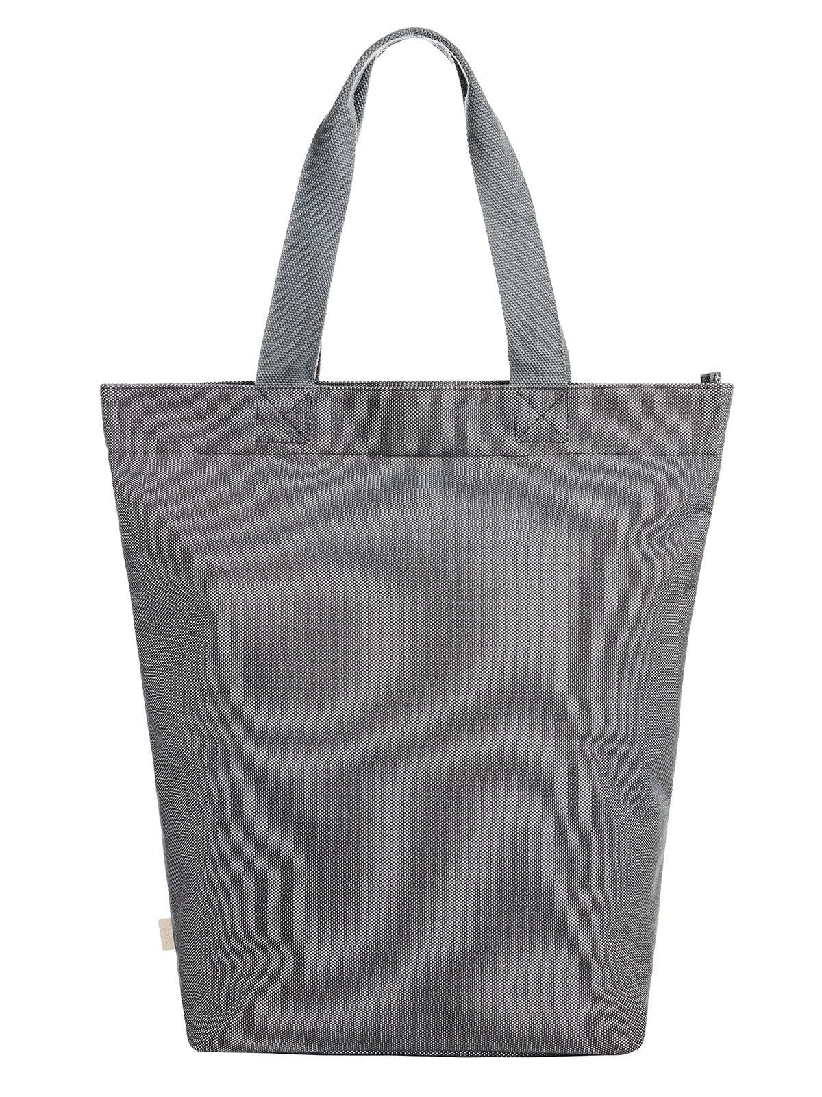 Shopper LOOM Herren Tasche / Rucksack – Halfar – Farbe Grau – individuell veredelbar