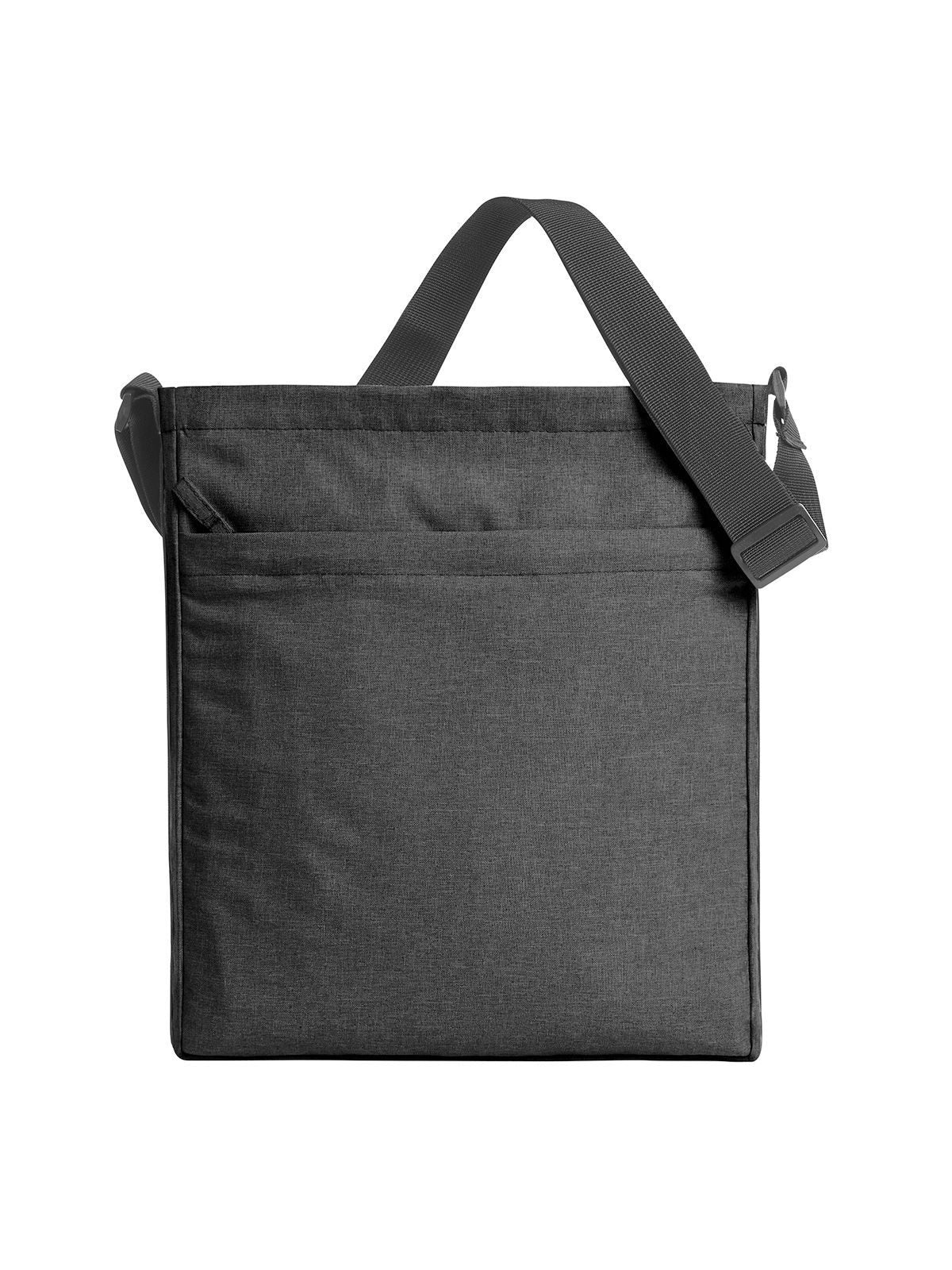 Shoulder Bag CIRCLE Herren Tasche / Rucksack – Halfar – Farbe Black-Sprinkle – individuell veredelbar