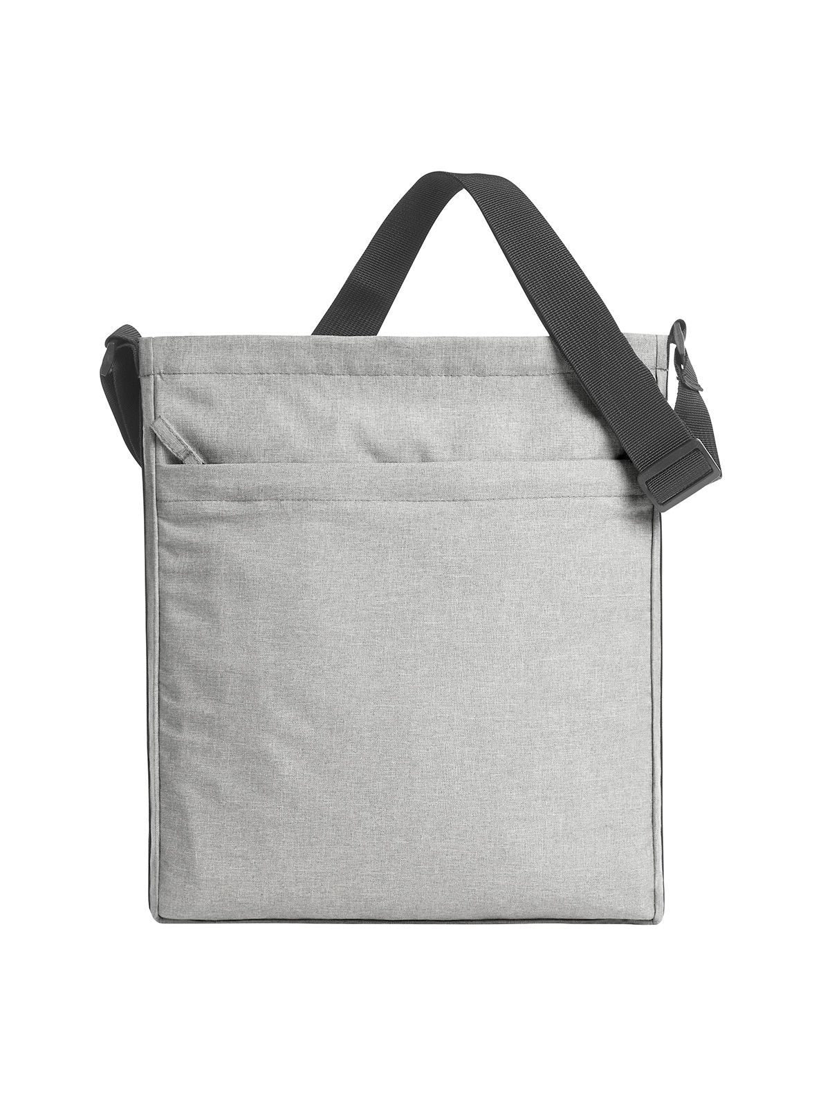 Shoulder Bag CIRCLE Herren Tasche / Rucksack – Halfar – Farbe Ash – individuell veredelbar