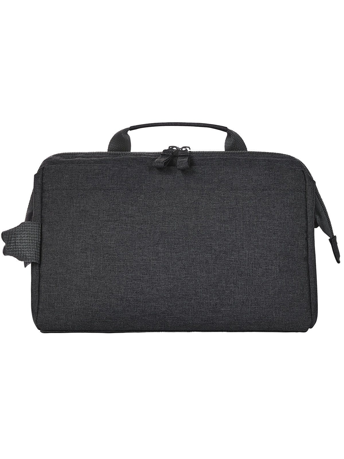 Zipper Bag CIRCLE Tasche / Rucksack – Halfar – Farbe Black-Sprinkle – individuell veredelbar