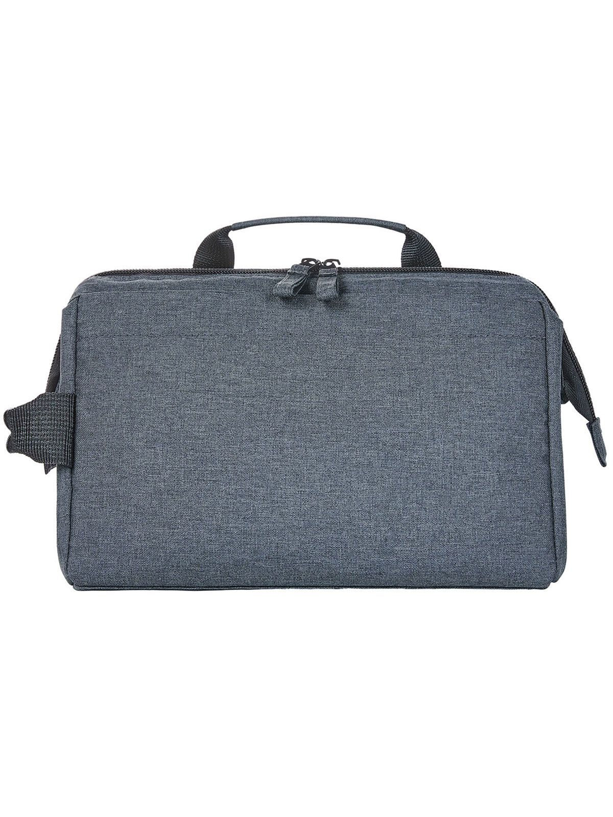 Zipper Bag CIRCLE Tasche / Rucksack – Halfar – Farbe Blue-Grey Sprinkle – individuell veredelbar