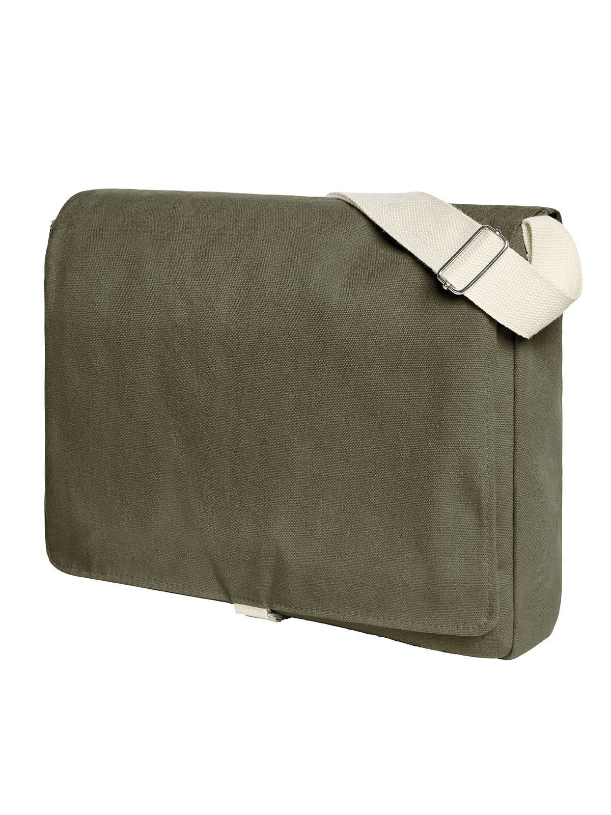 Shoulder Bag LIKE Herren Tasche / Rucksack – Halfar – Farbe Oliv – individuell veredelbar