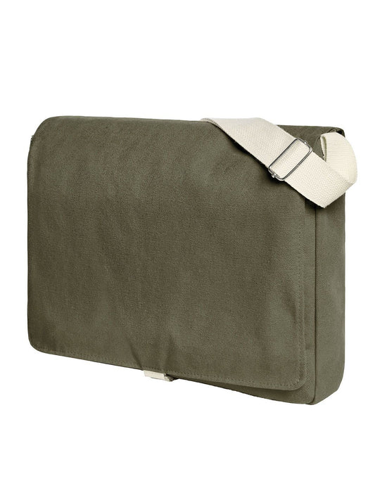 Shoulder Bag LIKE Herren Tasche / Rucksack – Halfar – Farbe Oliv – individuell veredelbar