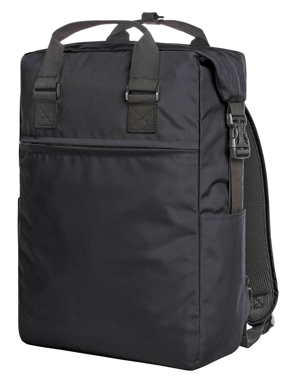 Notebook Backpack DAILY Tasche / Rucksack – Halfar – Farbe Schwarz – individuell veredelbar