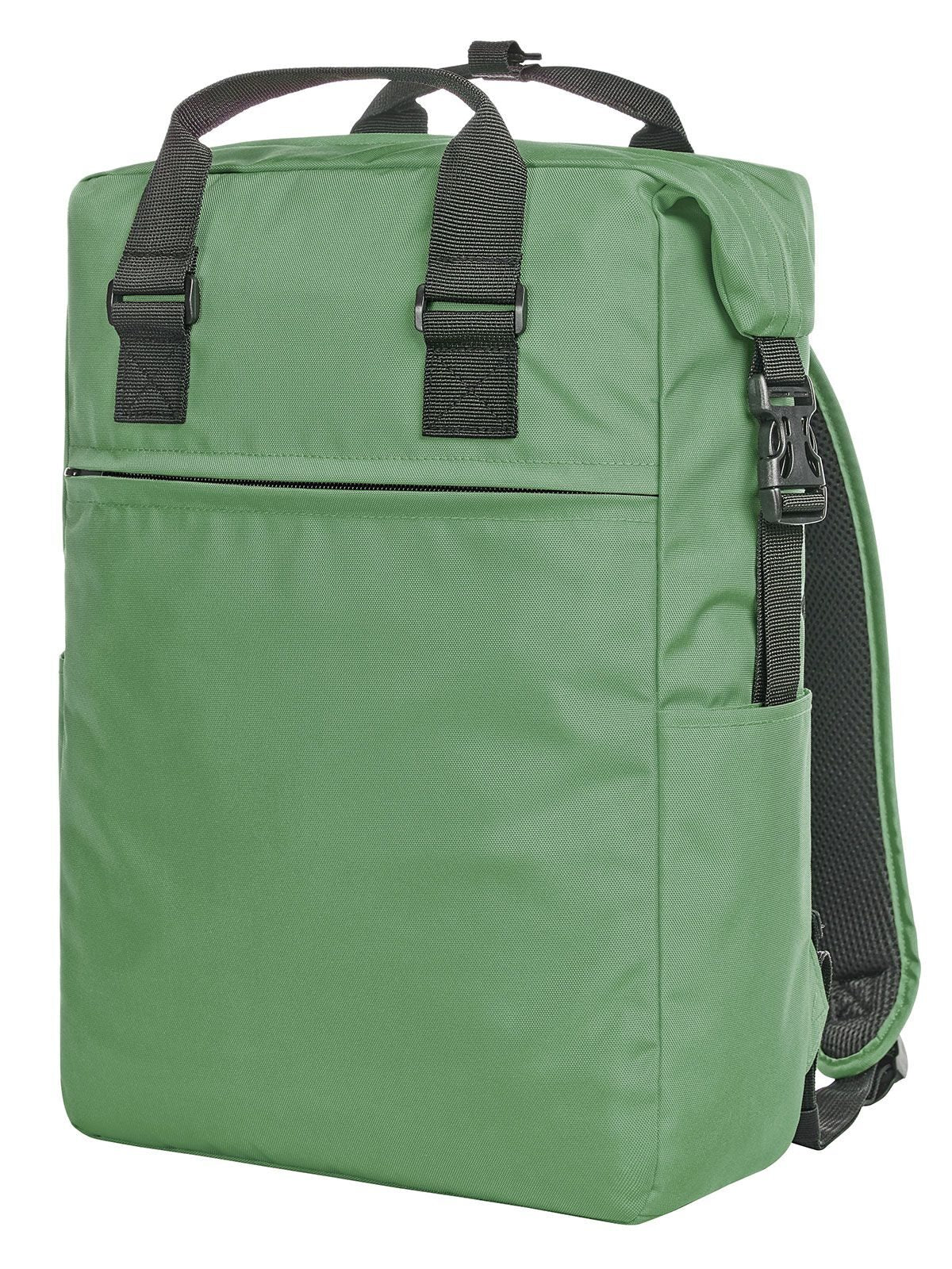 Notebook Backpack DAILY Tasche / Rucksack – Halfar – Farbe Grün – individuell veredelbar