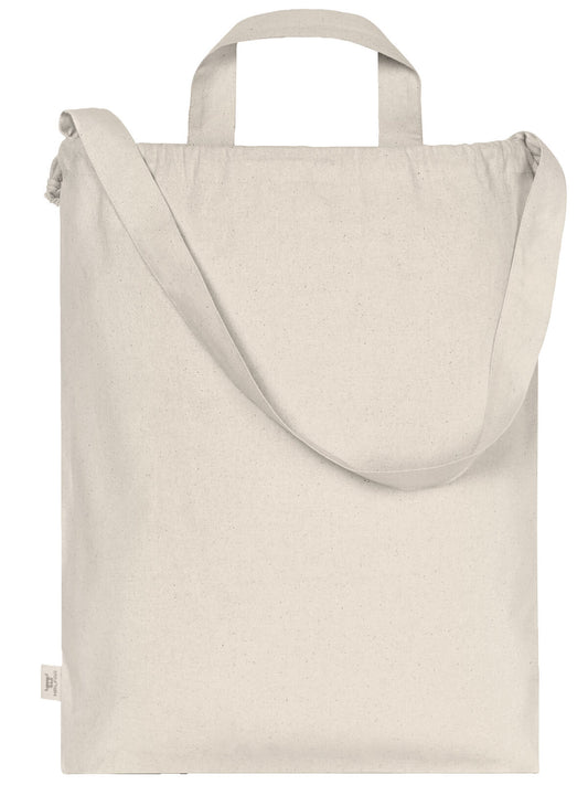 Cotton Bag Mono Herren Tasche / Rucksack – Halfar – Farbe Nature – individuell veredelbar