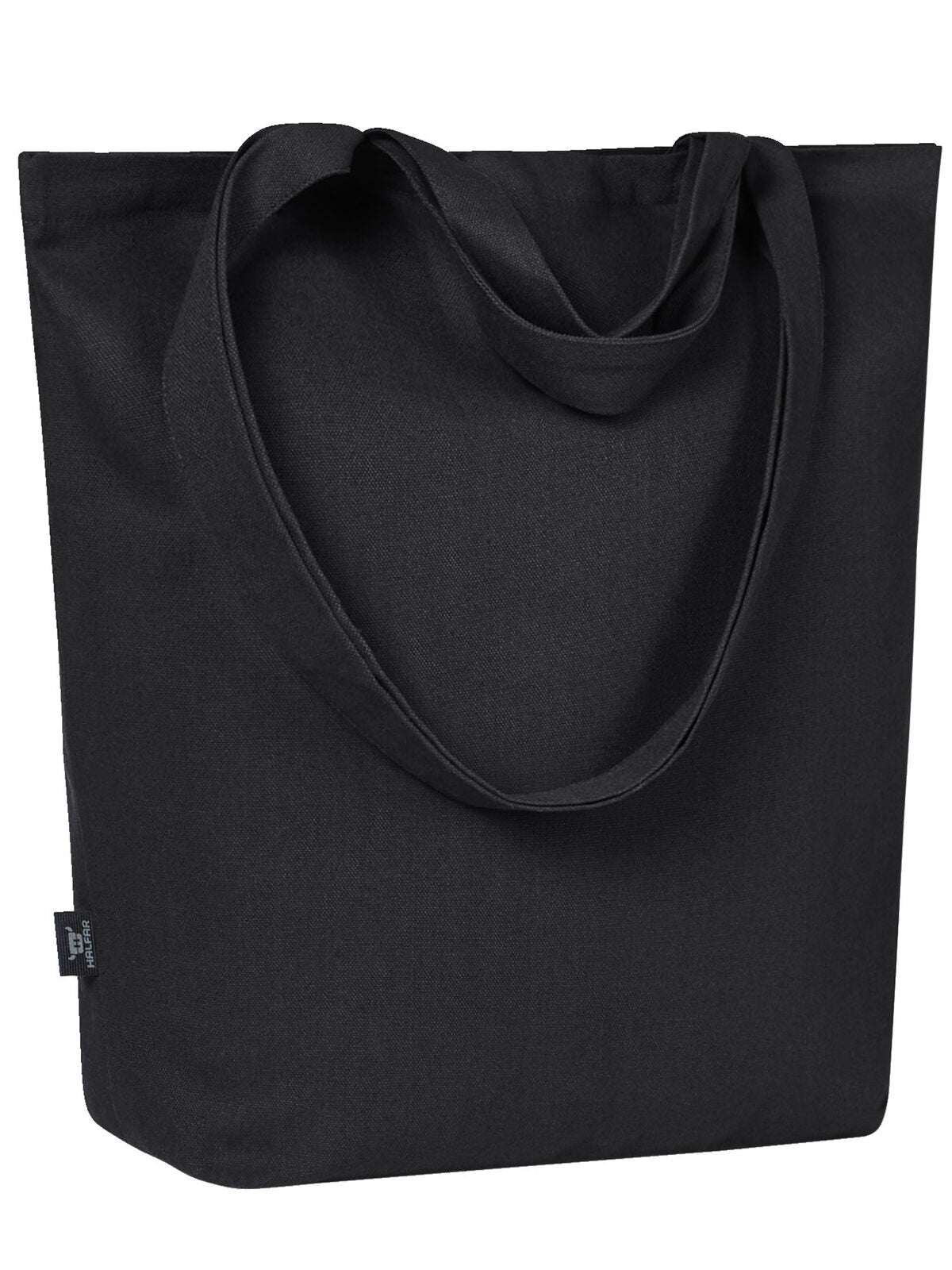Casual Shopper Organic Herren Tasche / Rucksack – Halfar – Farbe Schwarz – individuell veredelbar