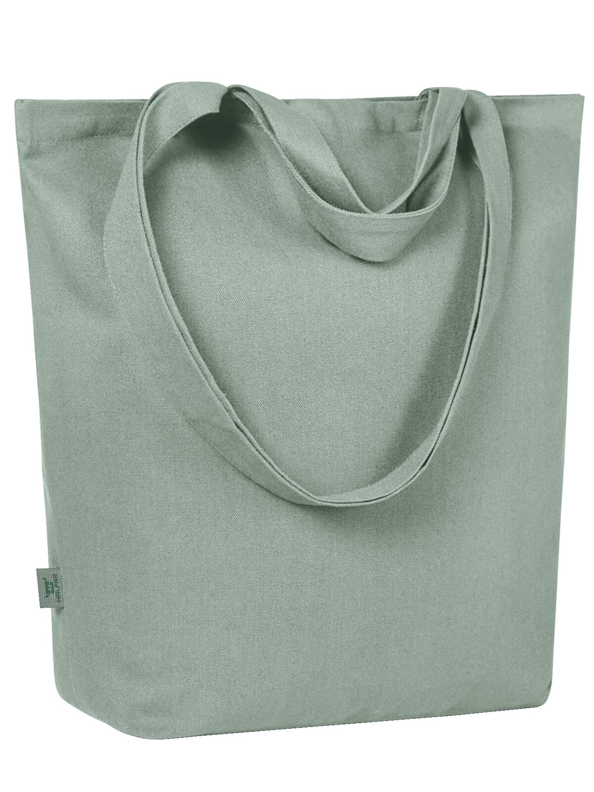 Casual Shopper Organic Herren Tasche / Rucksack – Halfar – Farbe Green-grey – individuell veredelbar